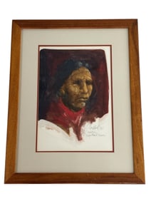 "Wagon Moind Normar" Monotype Lithograph by Morten E. Solberg