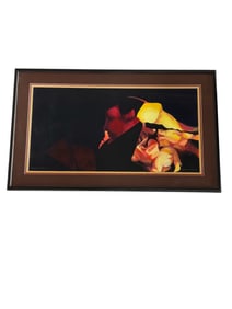 "Approaching Cibola" Acrylic Painting by Benjamin Harjo Jr.