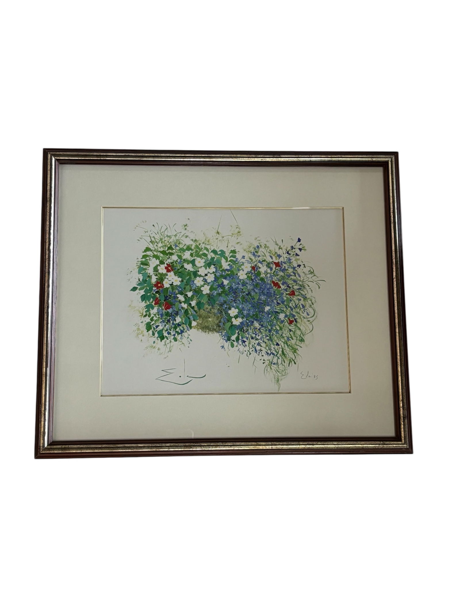 "Moss Basket" lithograph by Eda Varricchio (1 of 5)