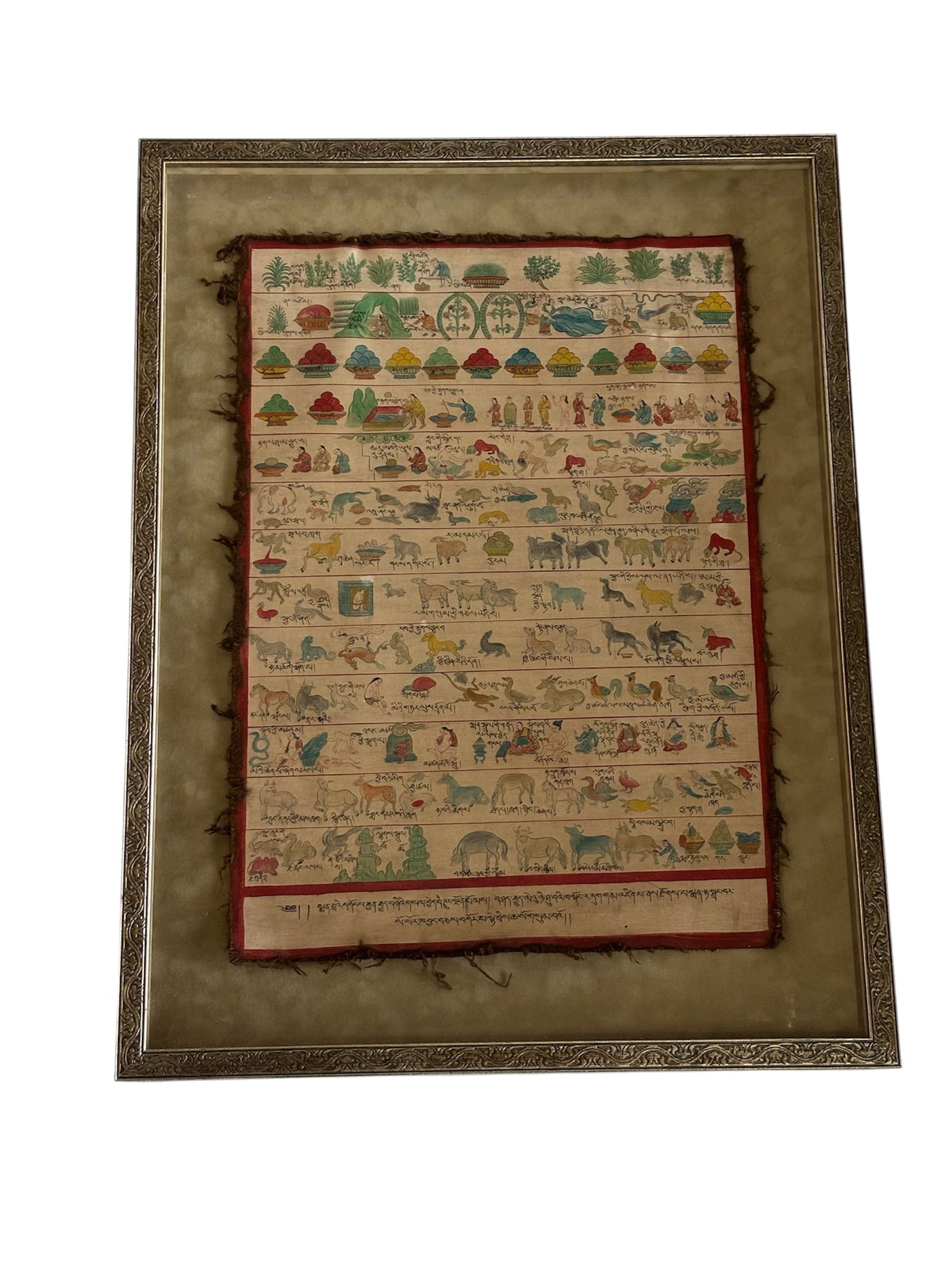Framed Tibetan-Himalayan Folk Art (1 of 4)