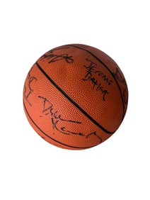 CBA Autographed Basketball From 1983-1985
