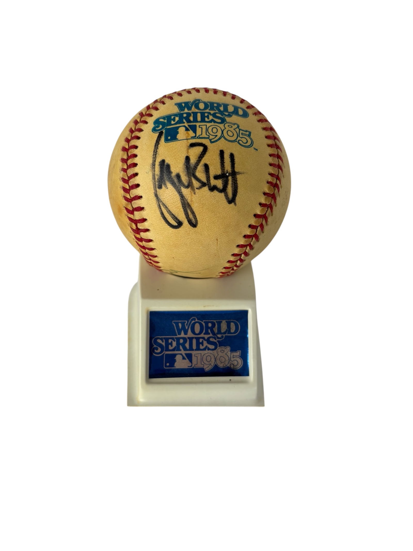 George Brett Signed 1985 World Series Baseball (1 of 8)
