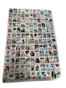 Topps NFL Teams Uncut Football Trading Cards