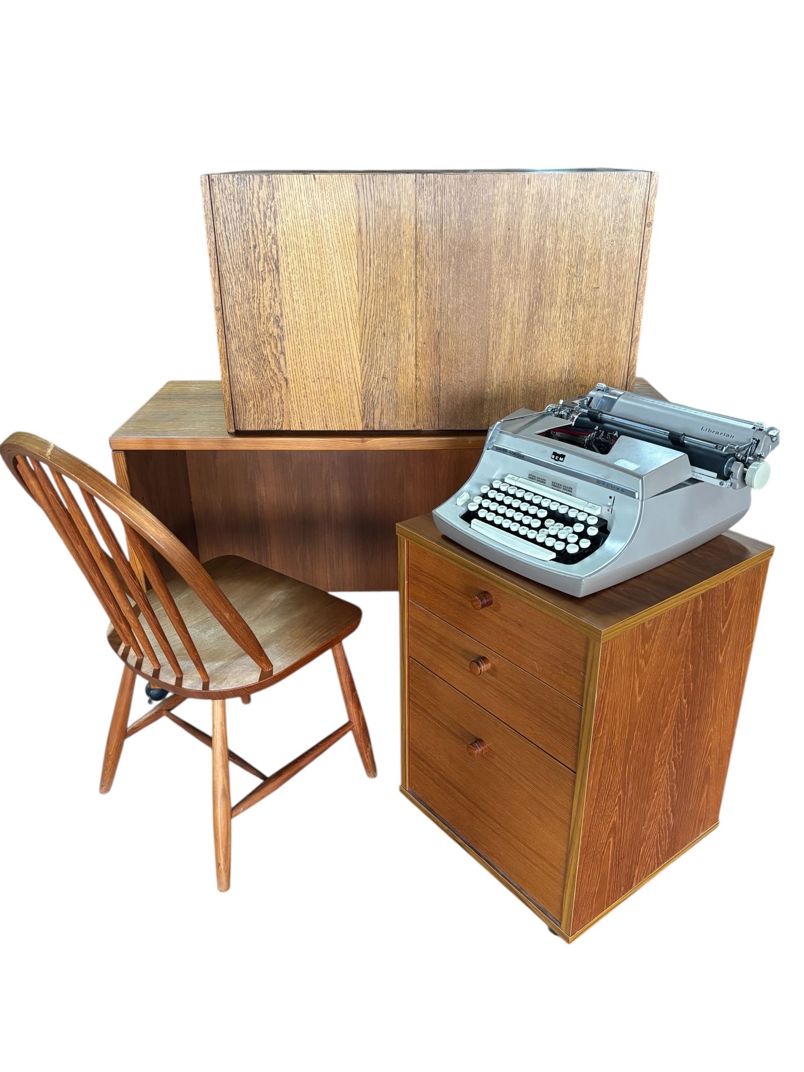Vintage Home Office Furniture & Smith-Corona Typewriter (1 of 20)