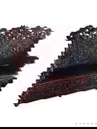 Antique Japanese "Meiji Period" Style Monk's Bench