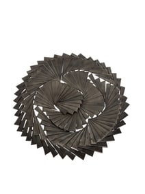 Spiraling Hand Forged Steel Sculpture by Bill Bracht