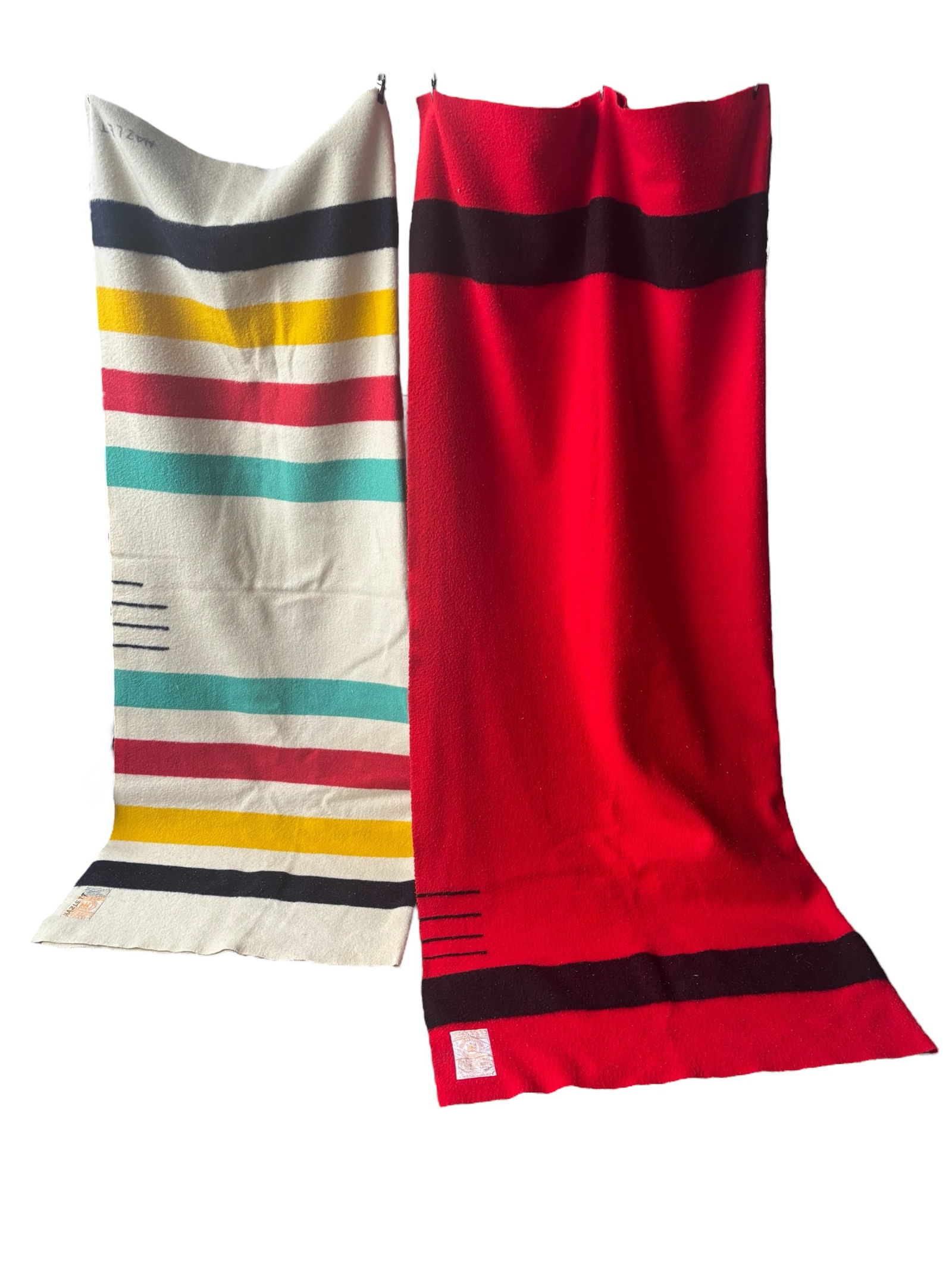 Two Hudson's Bay Vintage Point Blankets (1 of 18)