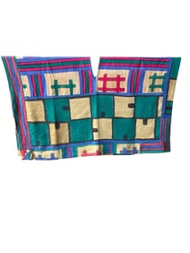 "Art of the Kimono" Abstract Poncho