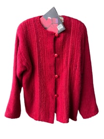 Lucia Boni Red Italian Sweater