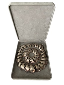 Modern Sculptural Sterling Necklace & Bracelet