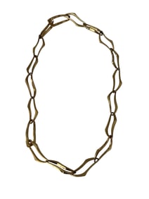 18kt Gold Open Link Interchangeable Necklace and Bracelet