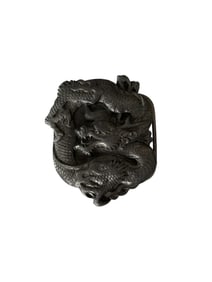 Bergamot Brass Works Dragon Belt Buckle