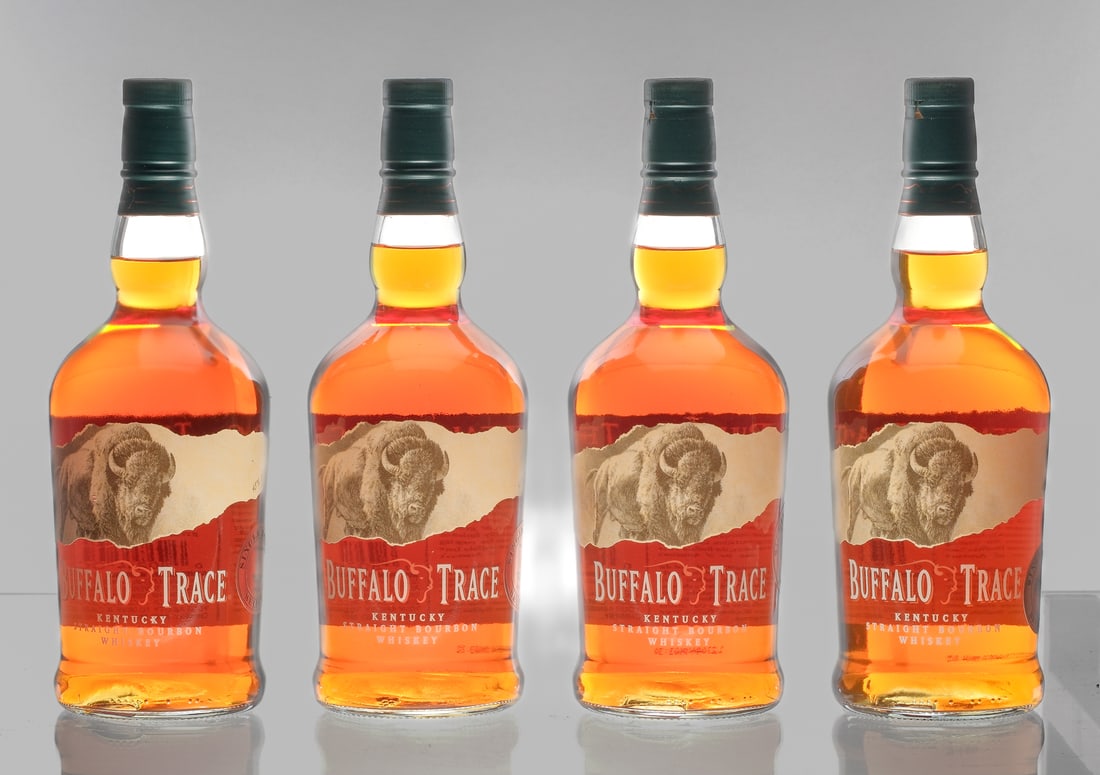 Buffalo Trace Single Barrel Select Group 2023: Description Single Barrel Select. 3x Hand Selected by Crazy Bruce's Liquors (Barrel #289) and 1x by Liquor Depot (Barrel #031). 45% ALC/VOL (90 Proof). Labels and foil excellent. Whiskey Bourbon Buffa