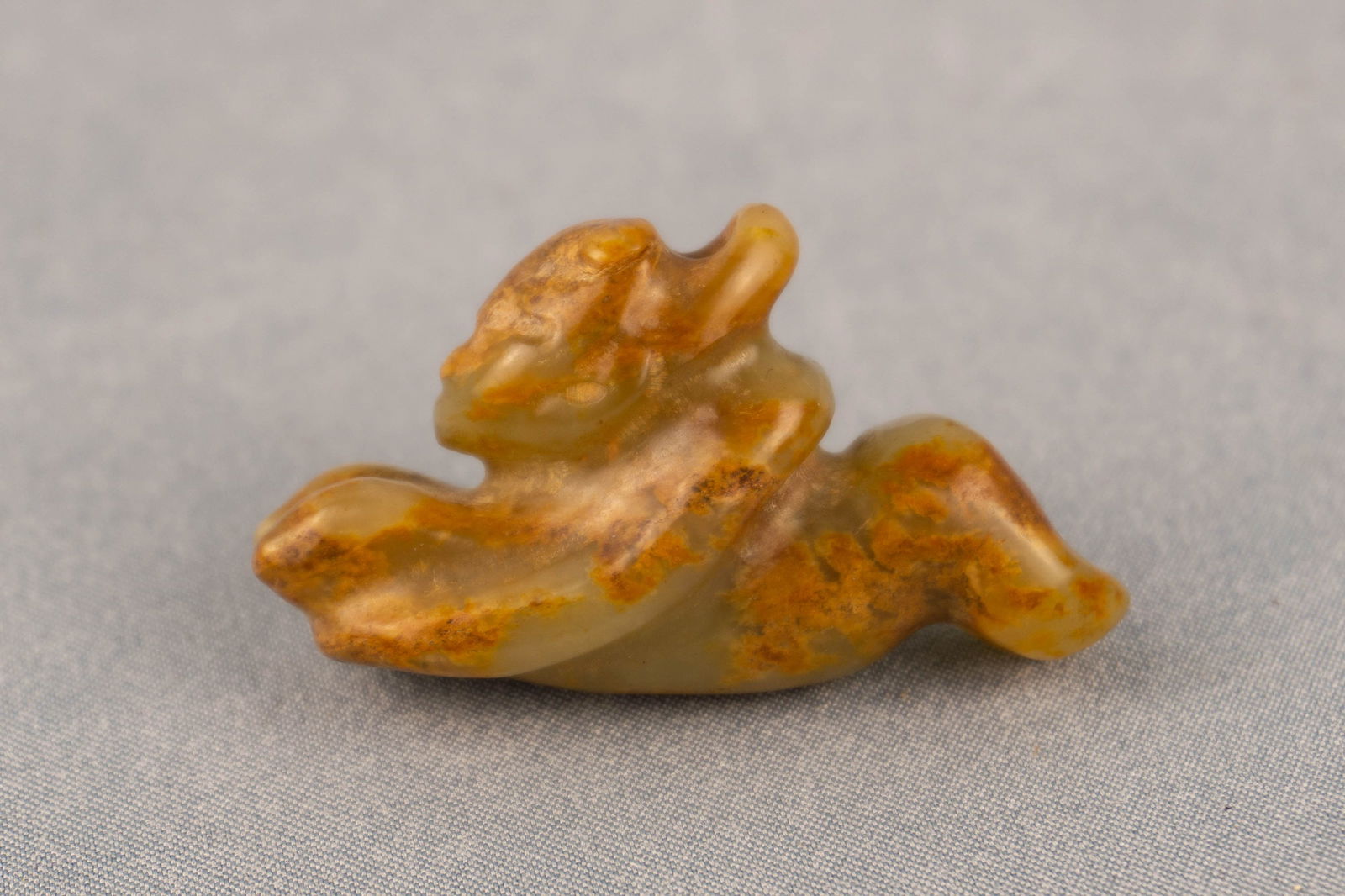 CHINESE JADE PENDANT FERTILITY FIGURE (1 of 9)
