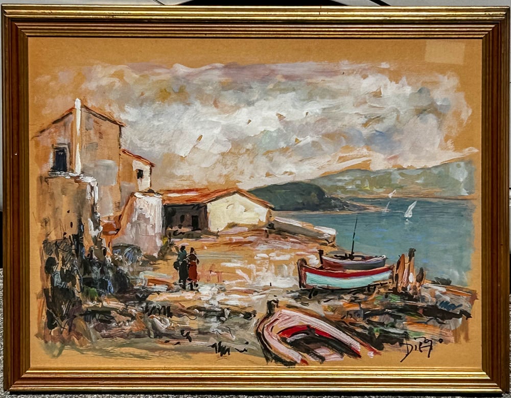 ANTONIO DIEGO PAINTING "SEASCAPE" (1 of 4)