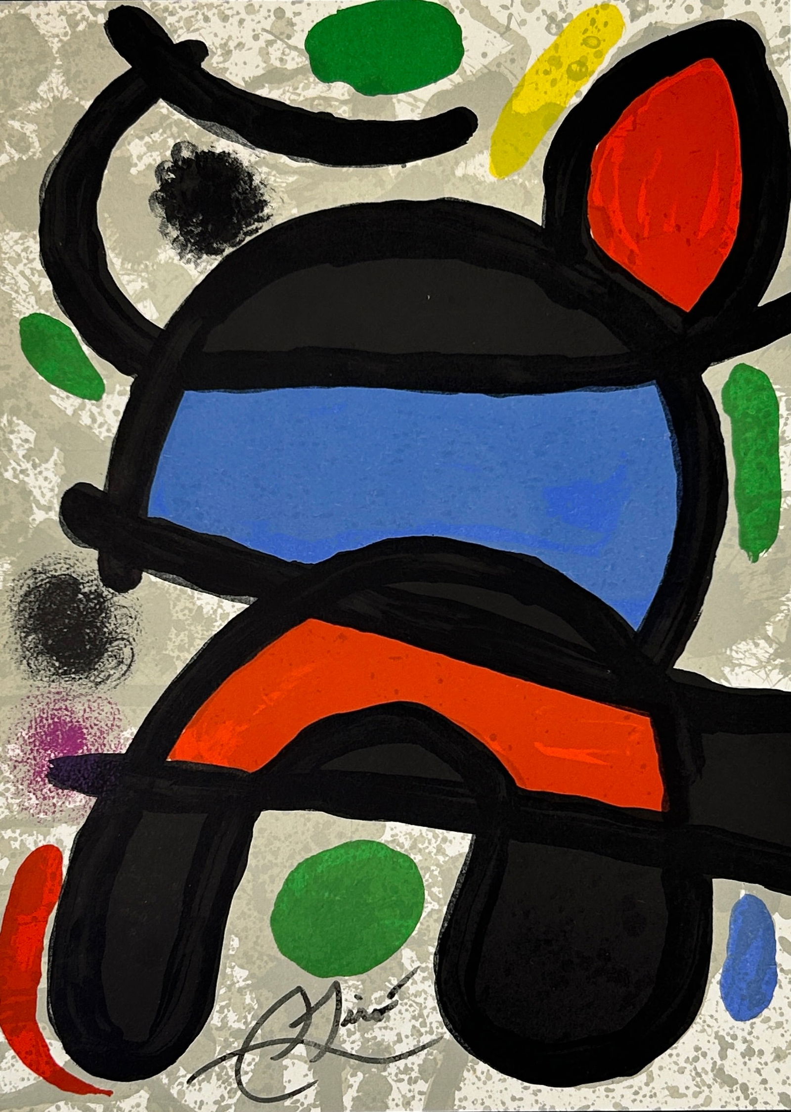 Joan Miró "Derriere Le Miroir" Lithograph #18 (1 of 2)