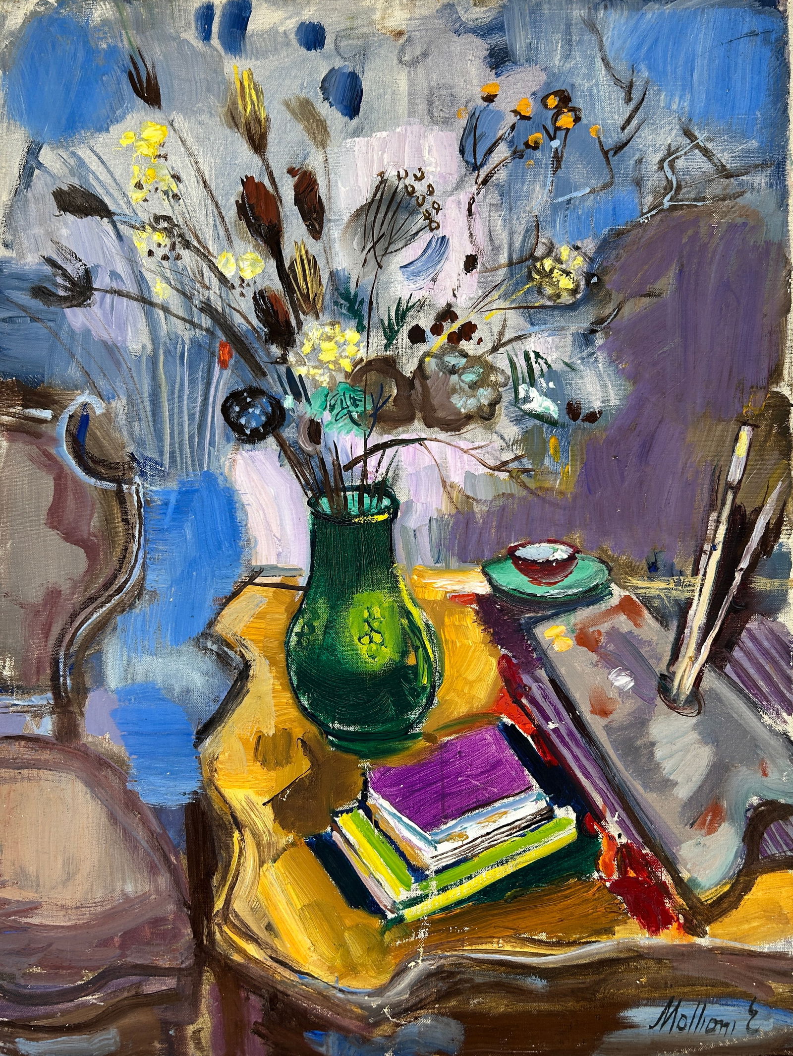 Original O/C Studio scene Signed (1 of 2)