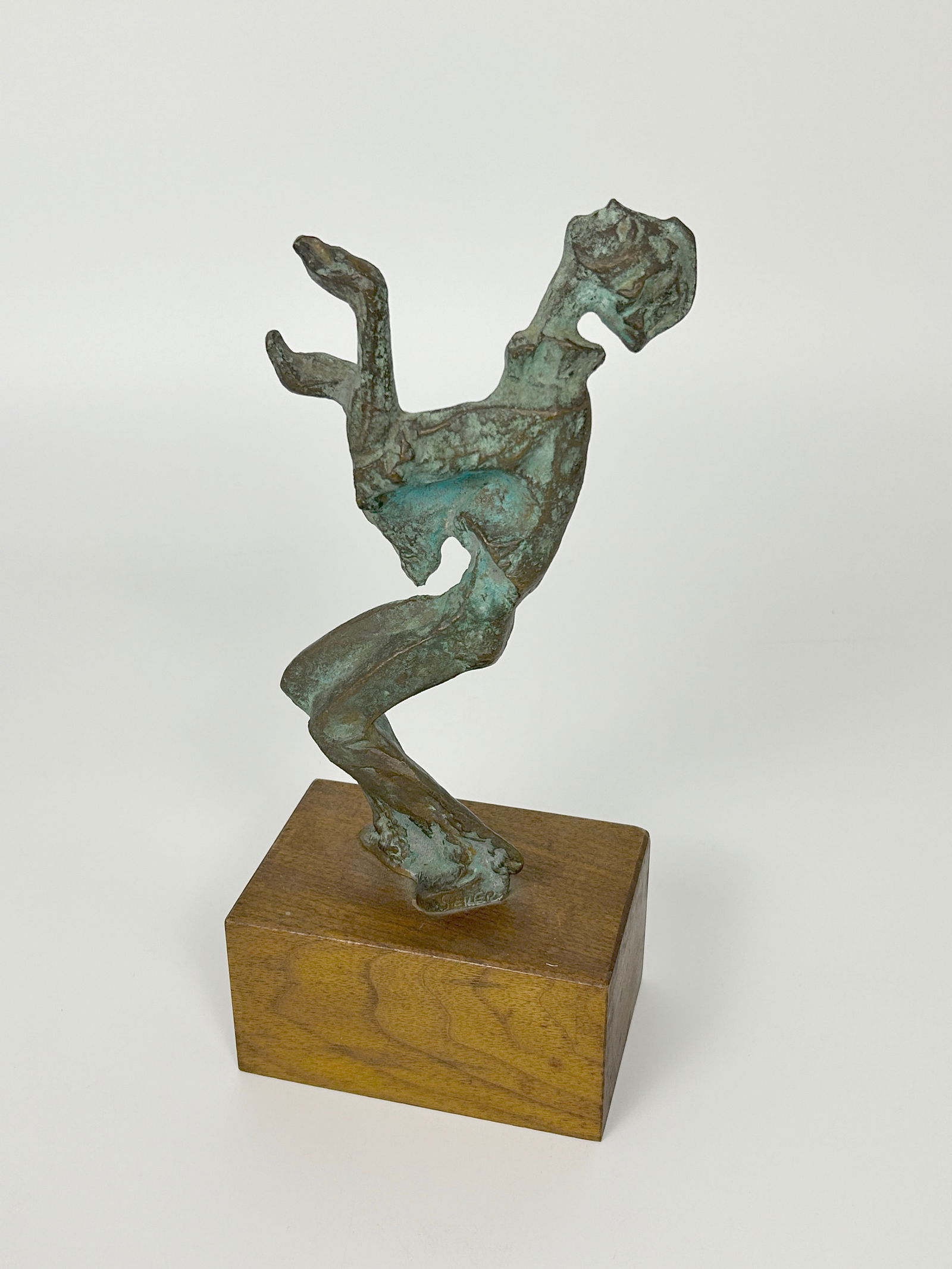MCM Bronze Tabletop Sculpture by Klara Sever (1 of 3)
