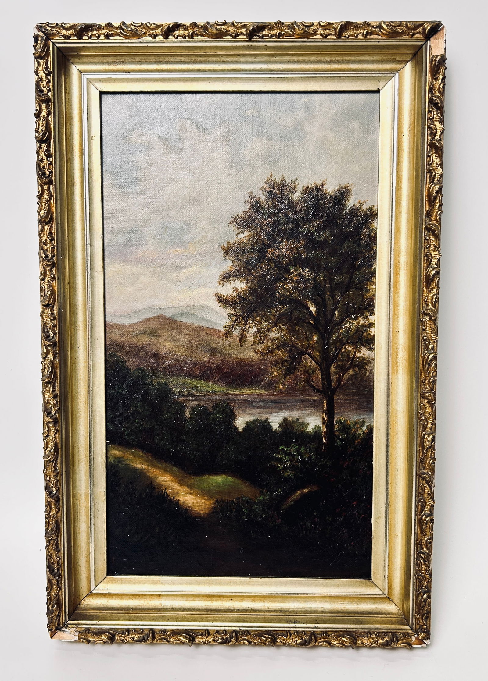 19 Century O/C American Landscape Painting (1 of 2)