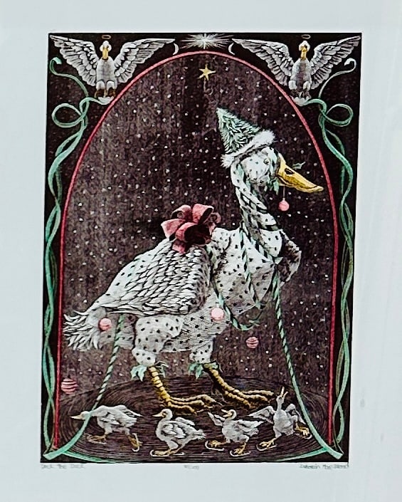 Pair Signed NBR Deborah Mae Broad Duck/Lion (1 of 4)