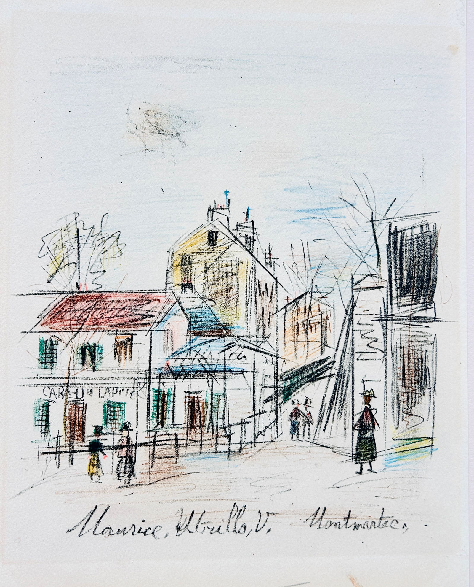 Maurice Utrillo Print Montmartre (1 of 1)