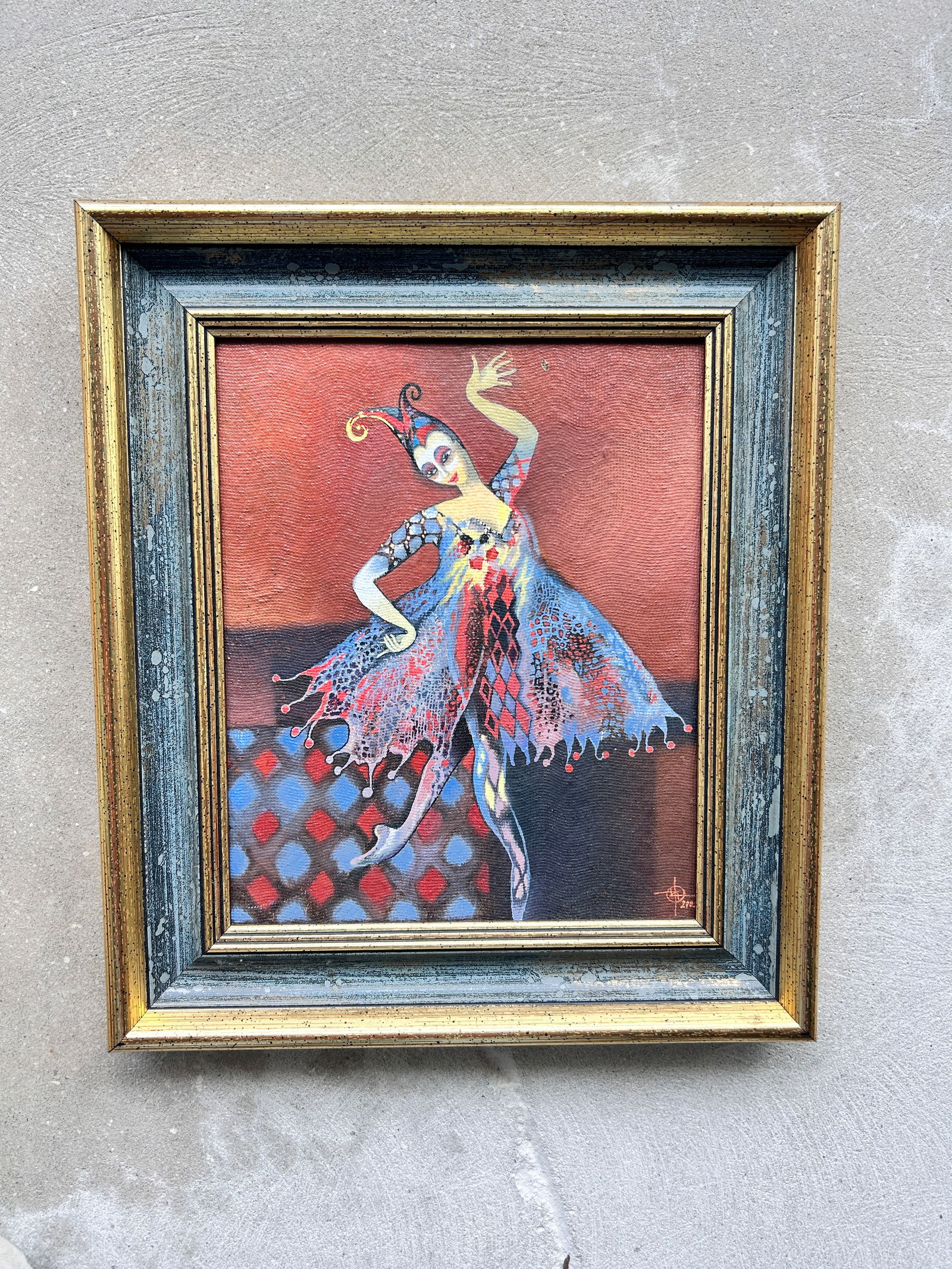 Dancing Lady O/B Signed 'After Erte' (1 of 2)