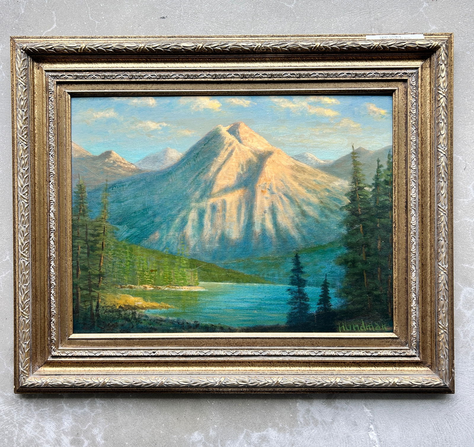 O/C John Hundman Landscape w/Mountains (1 of 4)