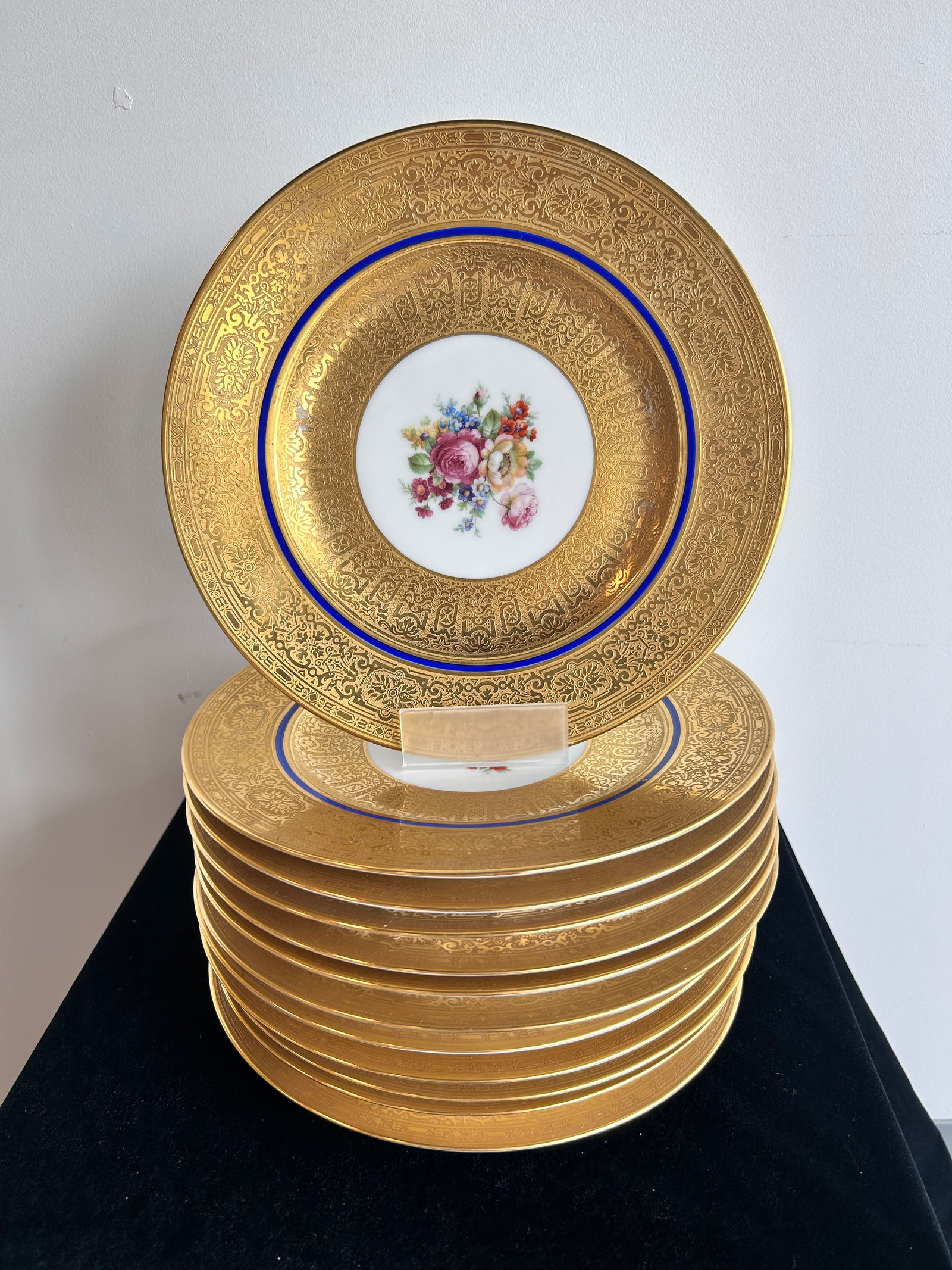 Set of 12 Royal Bavarian Hutschenreuther Selb Bavaria Plates (1 of 3)