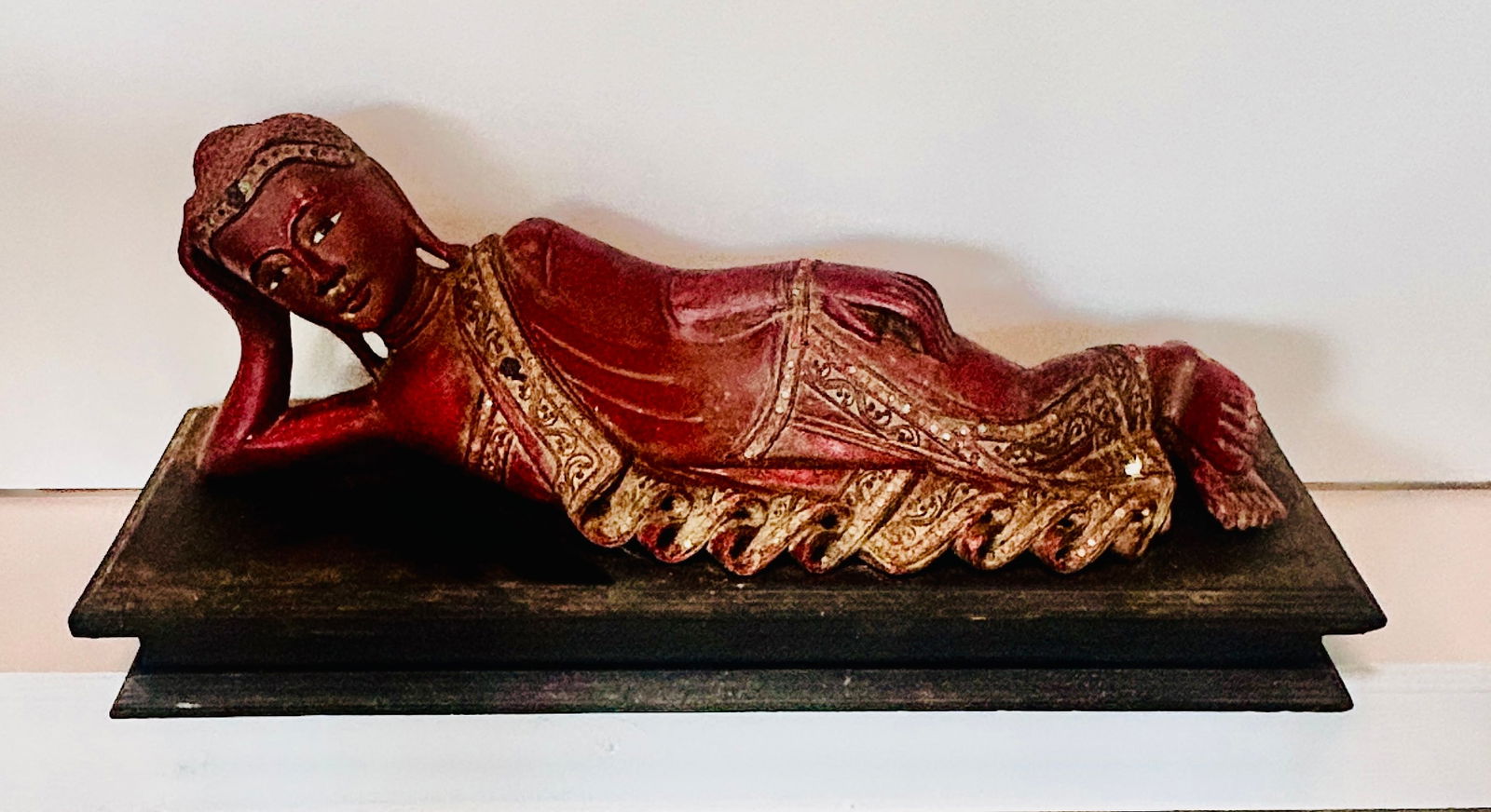 Large Reclining Wood Guanyin (1 of 3)