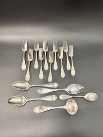 15 Coin Silver Utensils