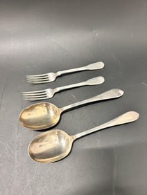 (4) Tiffany & Co. Sterling Silver Utensils