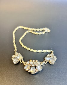 Vintage Rhinetone Necklace BARCLAY
