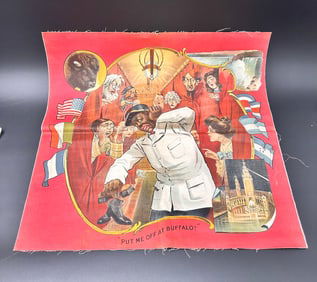 Cromolithograph 1913 'PUT ME OFF AT BUFFALO' M.H. FRANK & Co.