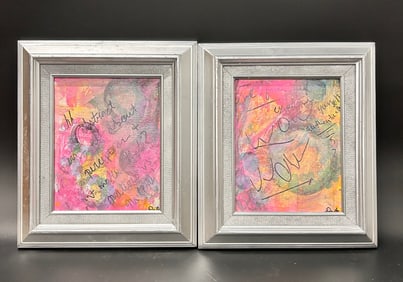 Pair of Original Paintings Drita Dawn O/C