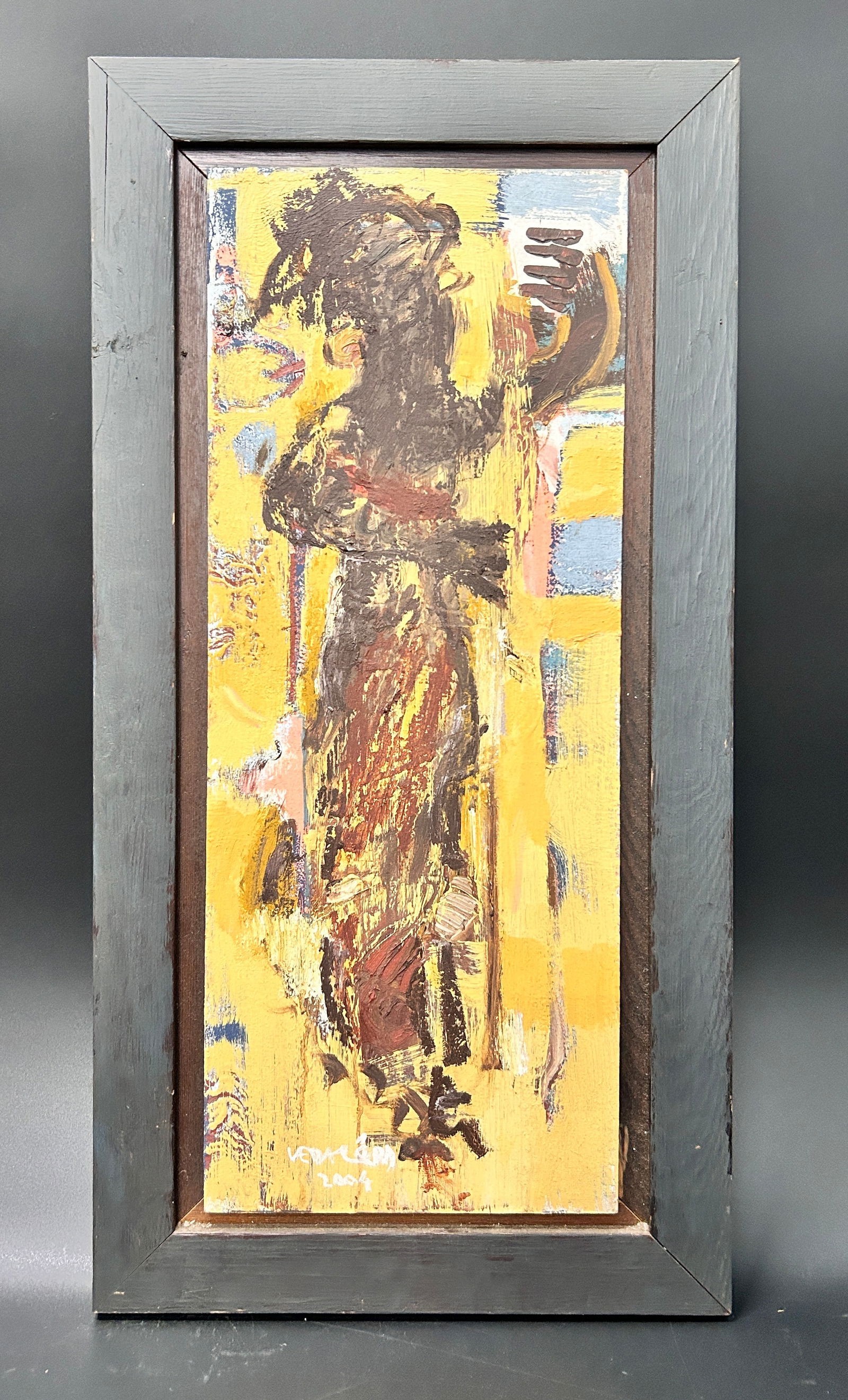 Original Vedat Ors Abstract Dancing Female Figure O/B (1 of 1)