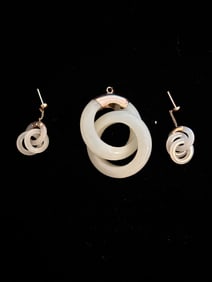 3 pieces of jade jewelry