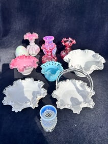 11 items Fenton Glass