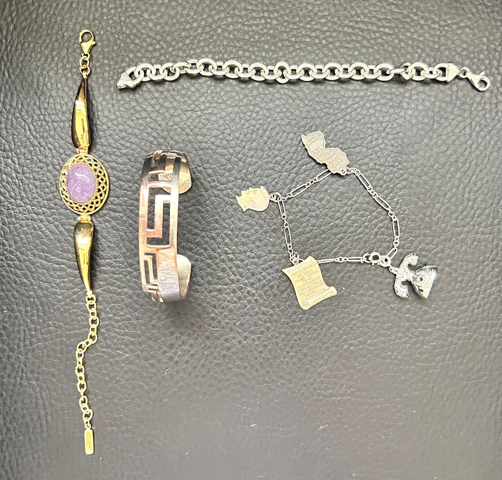 4 Unique Vintage 925/Sterling Bracelets inc. Badavici (1 of 3)