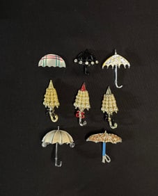 79 Vintage pins many signed
