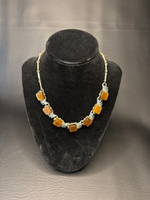 MCM Coro Brown/Black Thermoset/Lucite: 3 sets, 1 necklace, 2 PR earrings