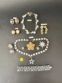 Designer Earrings, Brooches, Bracelets, and Necklaces inc. Erwin Pearl