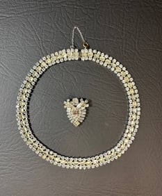 Vintage Karu R/S Choker and Clip