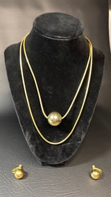 Vintage 'R' Designer Bracelet, Brooches, Necklaces, and Earrings