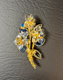 Vintage Vendome Floral Spray Brooch