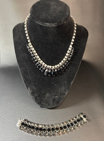 Vintage Necklace, Brooch, Bracelet, and Earrings
