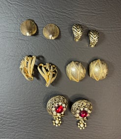 Variety of Vintage Designers Earrings