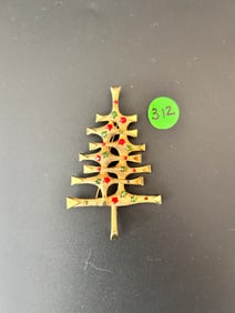 Christmas Tree Brooch MYLU large MCM