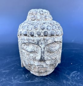 Antique Stone Head of Buddha
