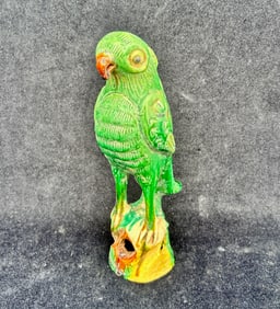 Green Chinese Cemetery Parrot