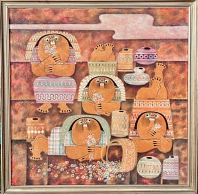 MCM Painting signed Estrella